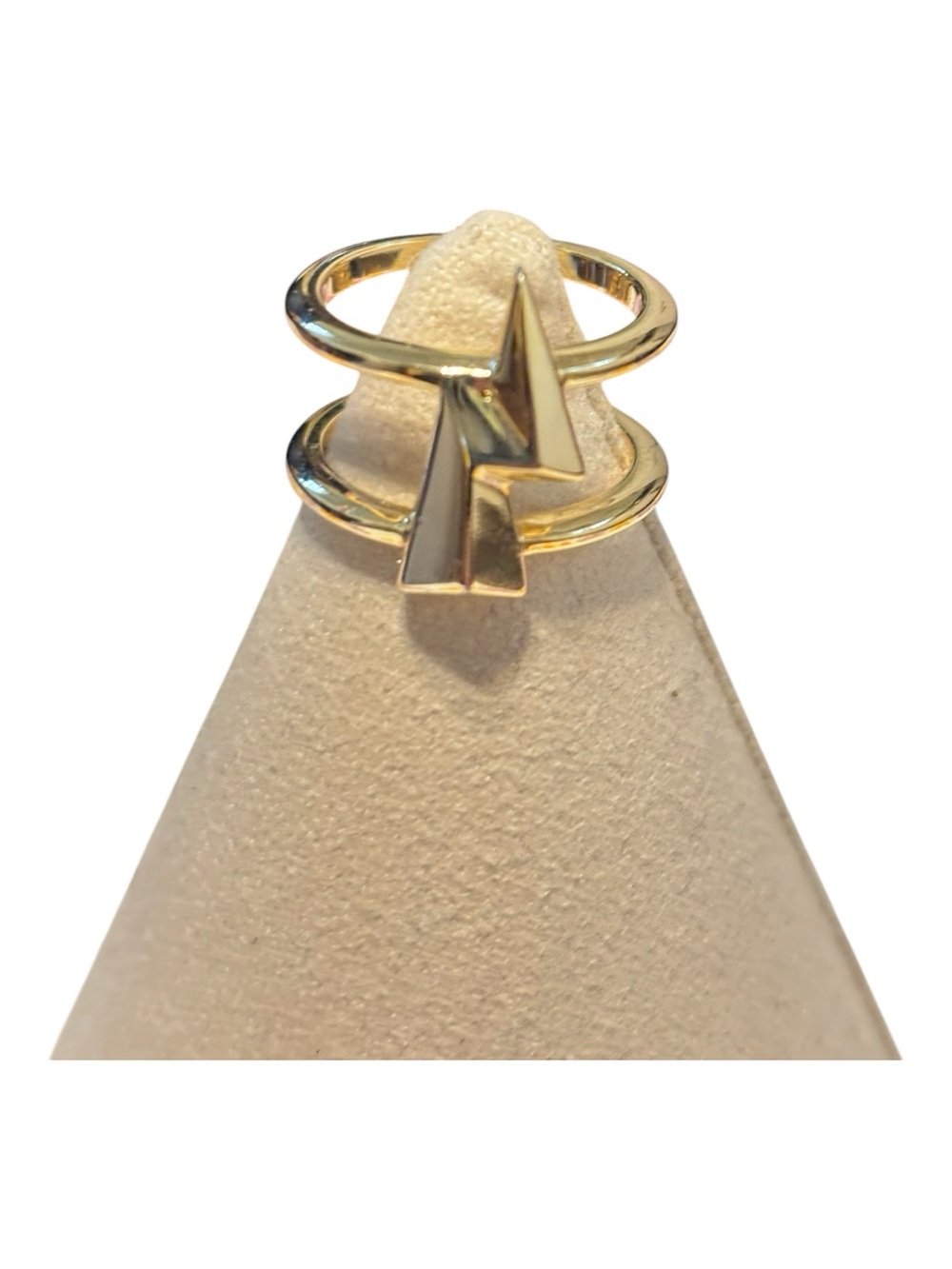 Kendra Scott Silver Double Arrow Stacking Ring Size 6
